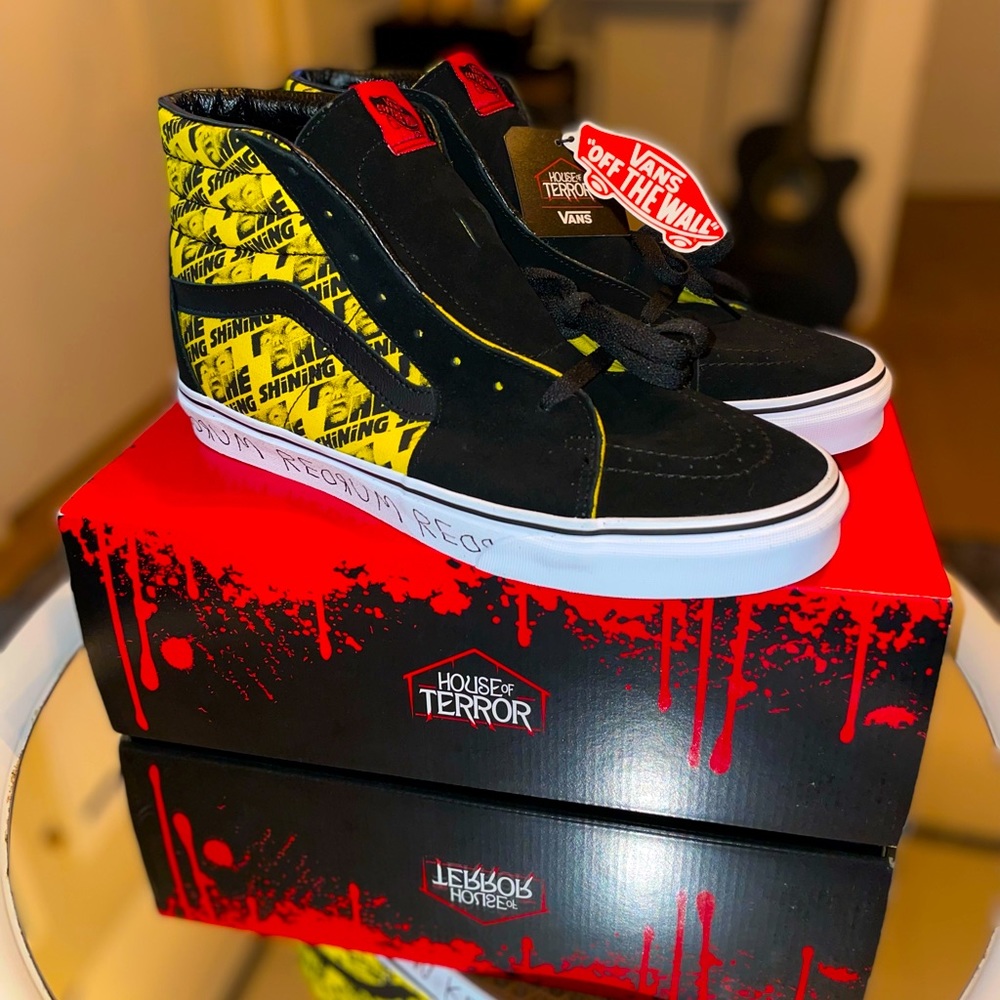 ✨NWT✨VANS Sk8-Hi’s & Box • HOUSE OF TERROR : THE SHINING Collab•LIMITED EDITION!